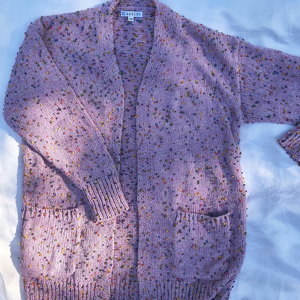 Lilac Speckled Women's Sweater by